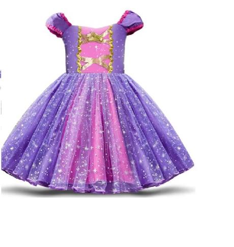 Kostým šaty maska maškarný ples rapunzel na vlásku,