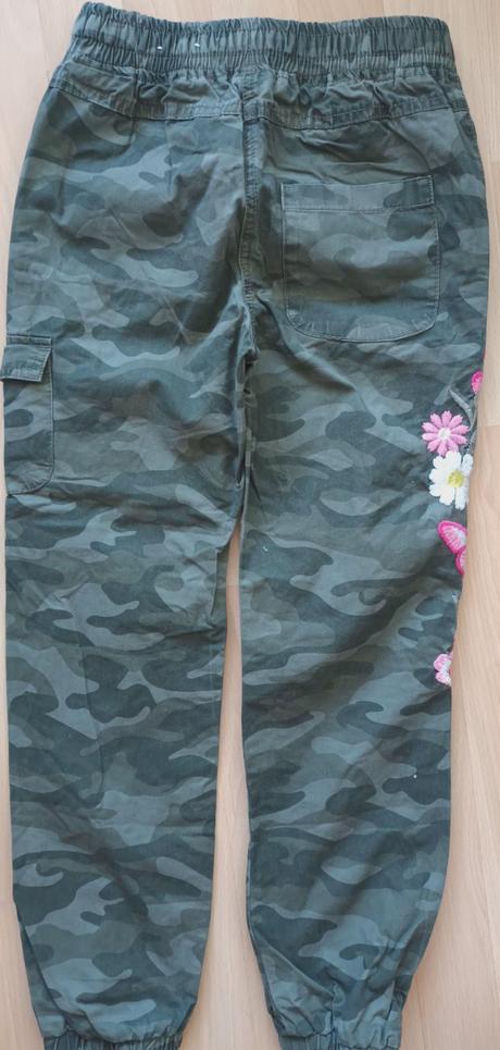 Tenké maskáčové nohavice, dopodopo,128