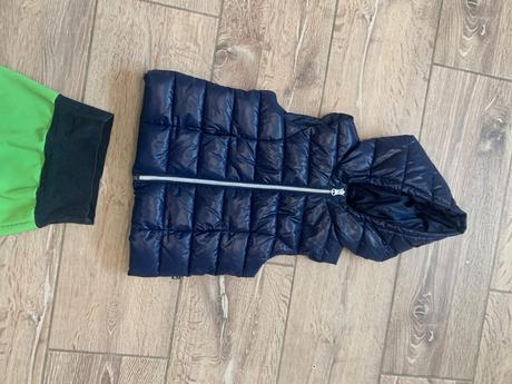 Vimba softshellové nohavice, benetton perová vesta, benetton,98