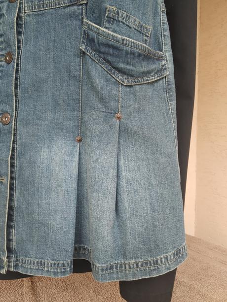 Riflové letné šaty v. 40, 40