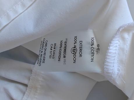 Karl lagerfeld originál bavlnené koselove šaty, xl