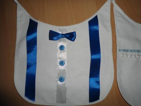 Svadobný podbradník 2x nevesta / ženích, 