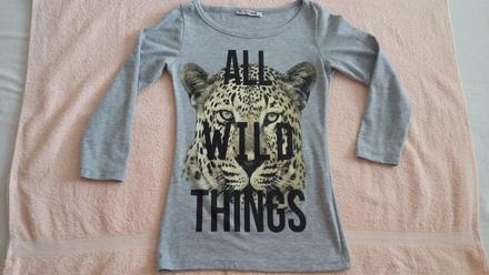 Predĺžené tričko, s