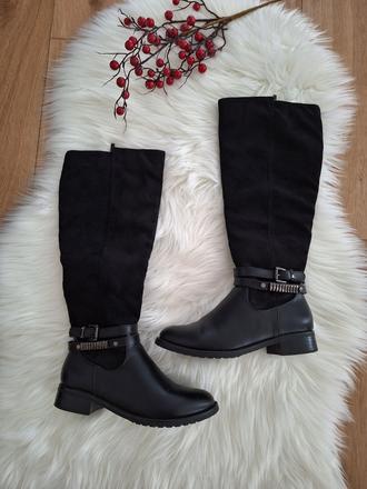 Dámske vysoké čižmy veľ. 36, 36
