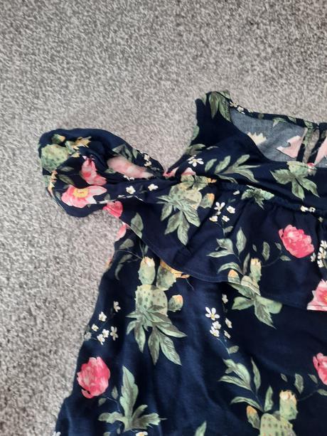 Kvetovaná blúzka, h&m,158