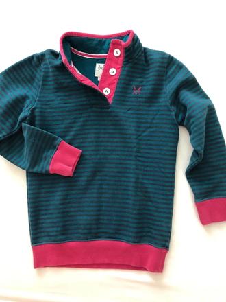 Dievčenská bavlnená mikina crew clothing co. 122, 122