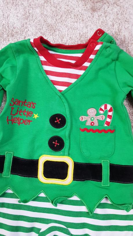 Škriatok pomocník- vianočný overal, 74