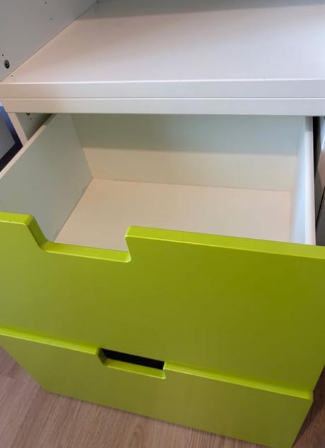 Ikea stuva detská zostava 2 ks, biela a zelená,