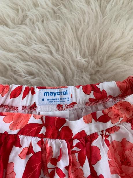 Kvetovana podsita suknicka 110/116, mayoral,110