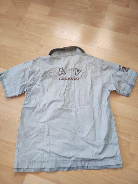 Chlapčenská košeľa s krátkym rukávom, 140