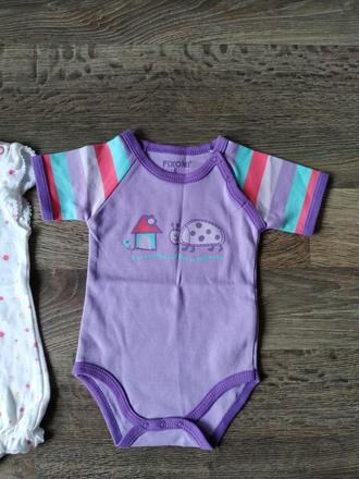 Nové krásne fialové bodicko značka fixoni,veľ.56, fixoni,56