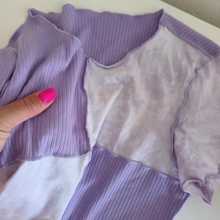 Krásny fialkový top, xs