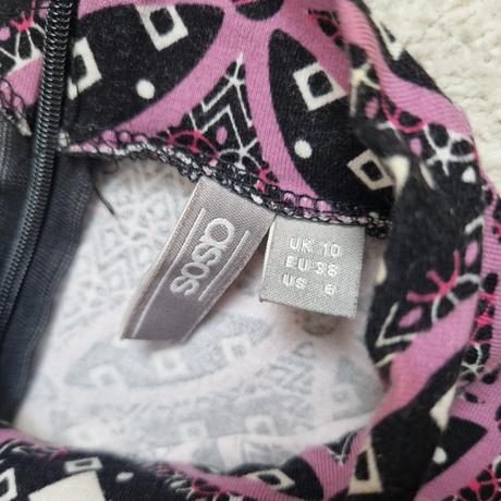 Asos tehotenské šaty po kolená, m