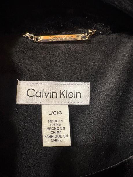 Calvin klein kožušinková vesta l z usa, calvin klein,l