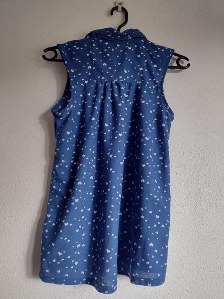 Modrá blúzka so srdiečkami, next,s