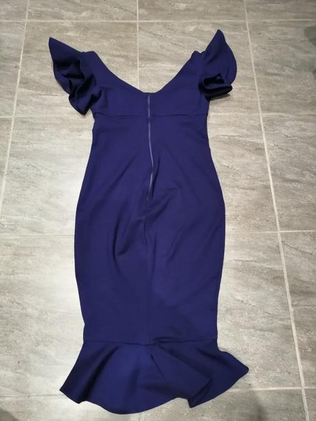 Luxus fialové sexi šaty demarush, vm-l, jemné, l