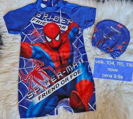 Spiderman overal na kupanie, 104 / 110 / 116