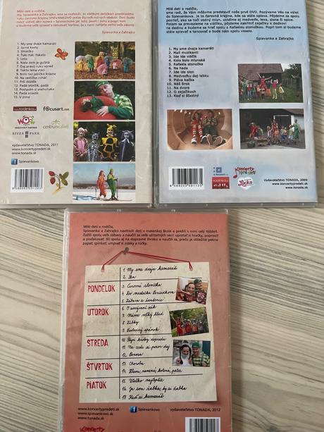 Dvd spievankovo 3ks, 