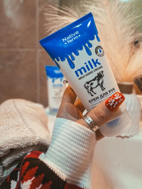 Krém na ruky - kravské mlieko,