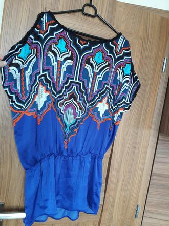 Pestrofarený top, xl