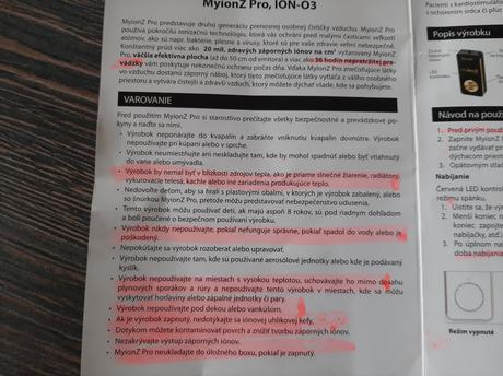 Zepter myionzpro-osobna čistička vzduchu, 