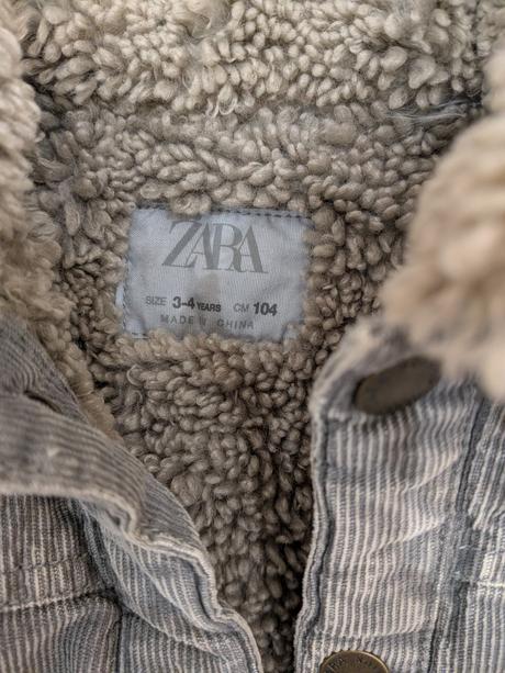 Zara menčestrova bundicka, zara,104