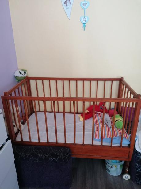 Detská postieľka - retro, šírka (cm): 65,dĺžka (cm): 120