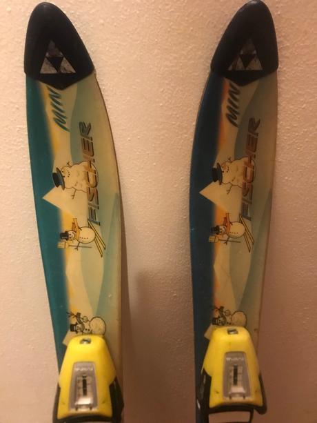 Predám detské lyže, fischer,80-89 cm