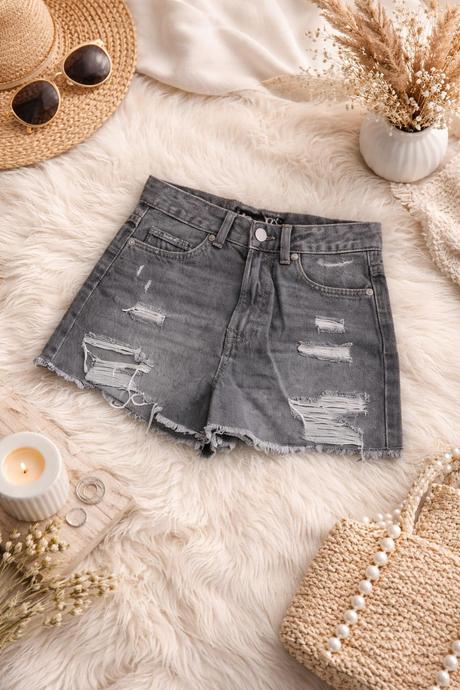 Džinsové šortky, fishbone,32