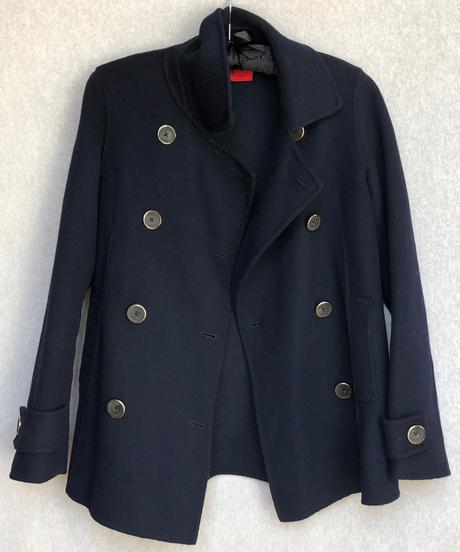 Carolina herrera vlnený pea coat, xs