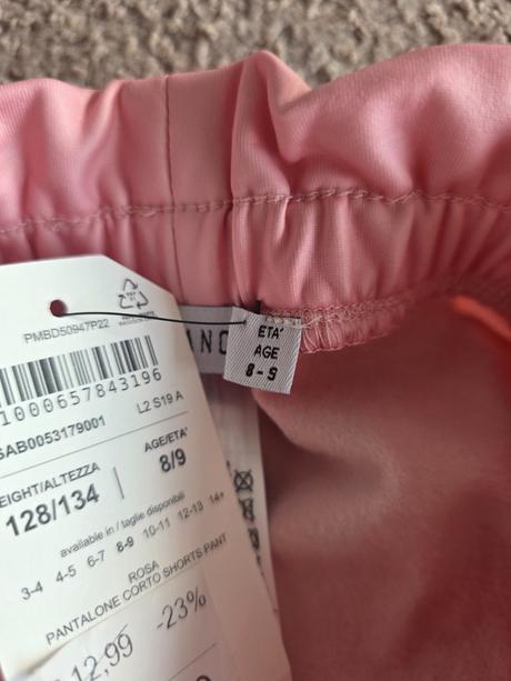 Ružové koženkové kraťasy 128/134, terranova,128