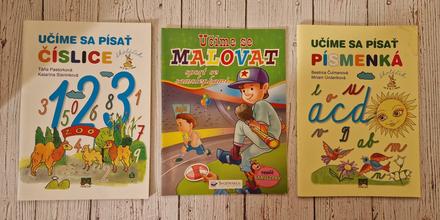 Ucime sa pisat cislice,  pismenka a malovat (3 ks, 