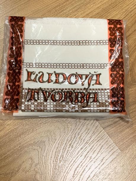 2 x retro obrusy -  ľudová tvorba, 