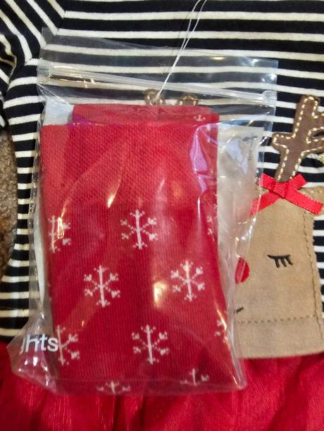 Vianočné šaty + pančušky 74, 74