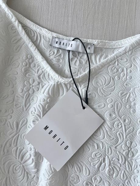 Mohito biele šaty vel.s-m, mohito,m / s
