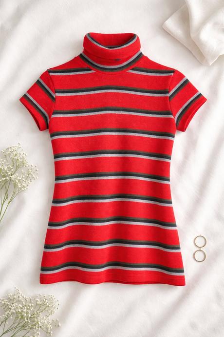 Dámsky pruhovaný rolák, s