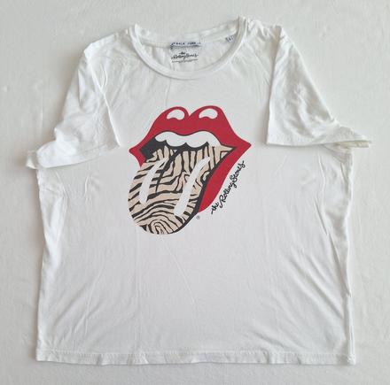 Tričko biele the rolling stones, xl