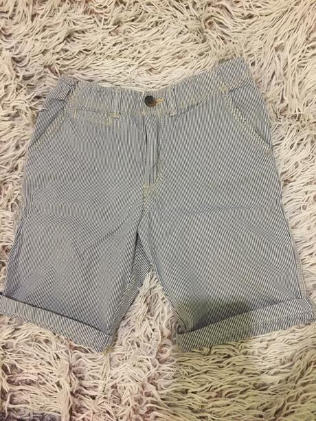 Pásikave kraťasy, h&m,128