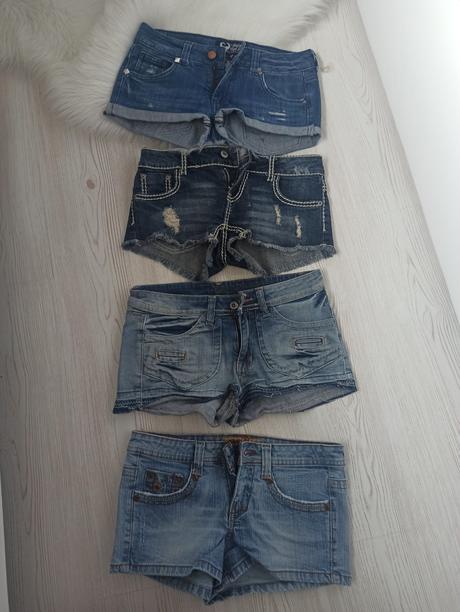 Rifľové kraťasy šortky, xs