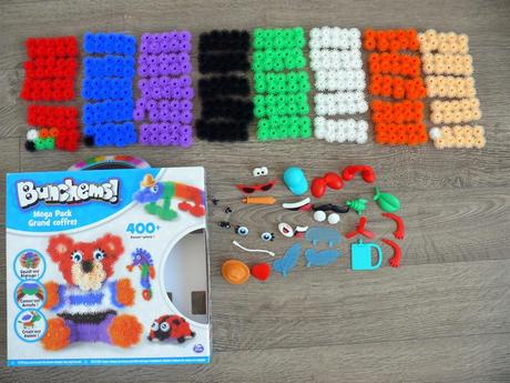 Bunchems zvieratká megabal.-kreatívna stavebnica, 