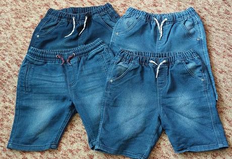 Riflové šortky 4ks, 146