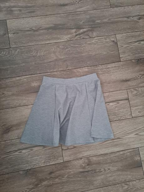 Siva teplakova mini sukna, m