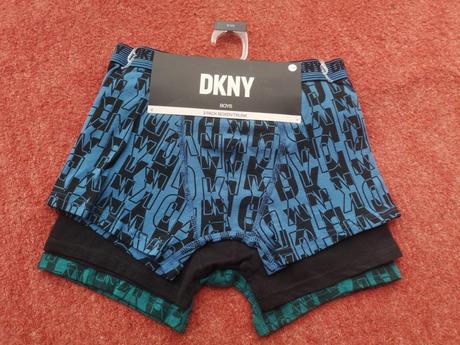 Donna karan new york 3ks chlapčenské boxerky 10-12, dkny,140 / 146 / 152