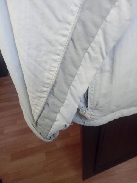 Sivá dvojstranná prechodná bunda - nová, m