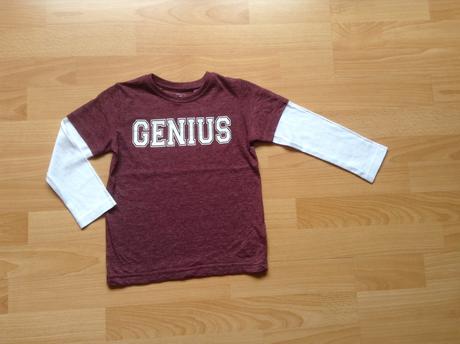 Bordové tričko genius, 3-4r., next,104