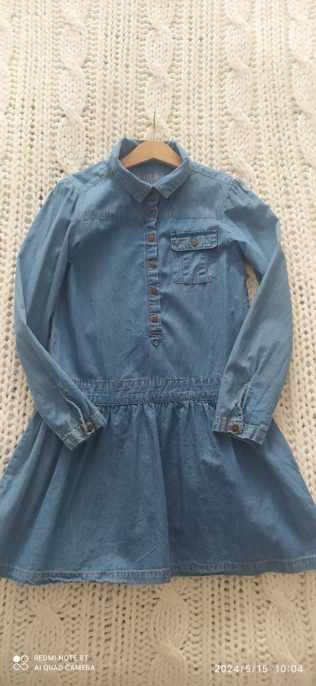 Riflové šaty, tchibo,134