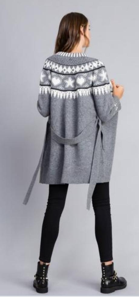 Sveter ako kabát l/m, l