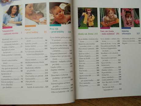 Knihy o tehotenstve a dieťati, 2 ks, 