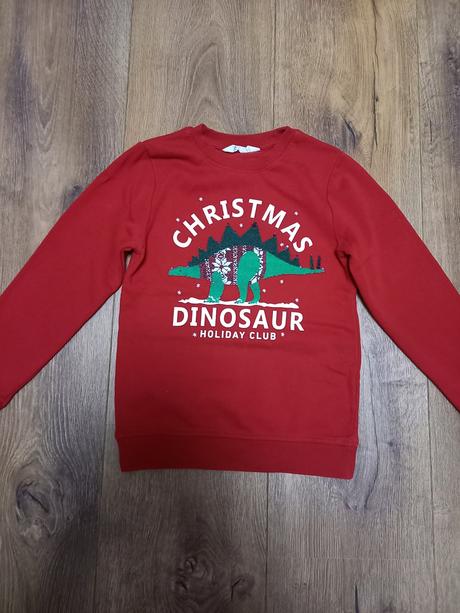 Mikina vianocna, h&m,134