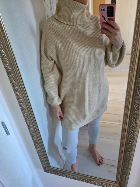 Dlhy rolakovy svetrik/saty, l